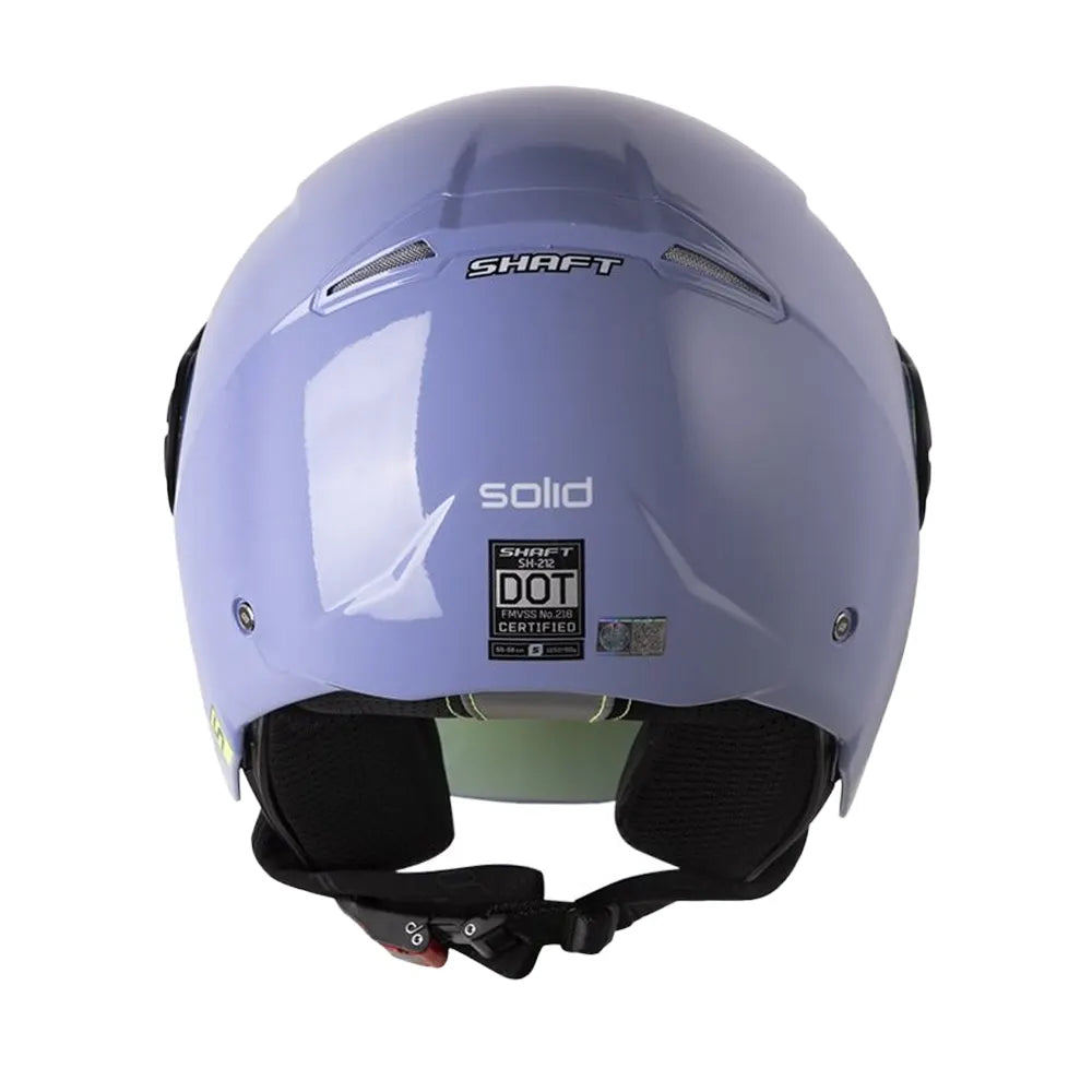 Casco Shaft 212 Solid Morado Claro Visor Iridium Morado