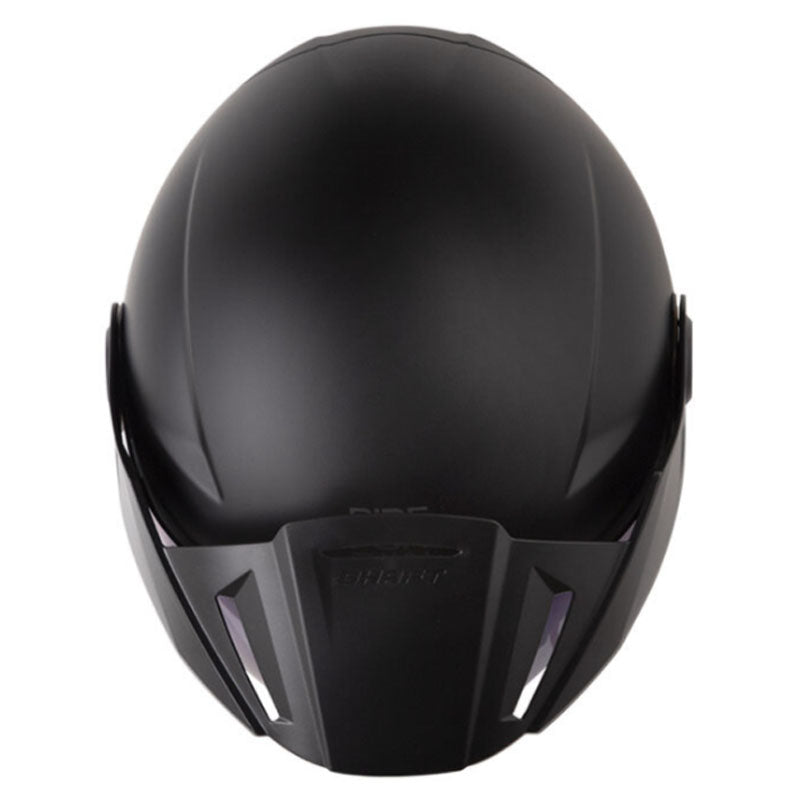 Casco Shaft 212 Solid Negro Morado Visor Iridium Morado