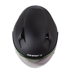 Casco Shaft 226 Gt Solid Negro Morado Visor Revo Morado