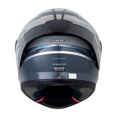 Casco Shaft 526Sp Evo Corner Gris Holografico Silver Visor Smoke