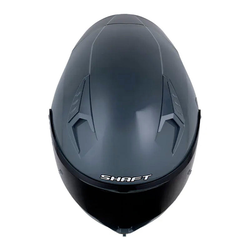 Casco Shaft 526Sp Evo Solid V2 Gris Negro Visor Smoke