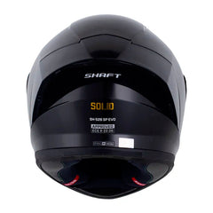 Casco Shaft 526Sp Evo Solid V2 Negro Holografico Dorado Visor Iridium Dorado