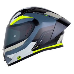 Casco Shaft 526Sp Evo Str Negro Amarillo Neon Visor Smoke