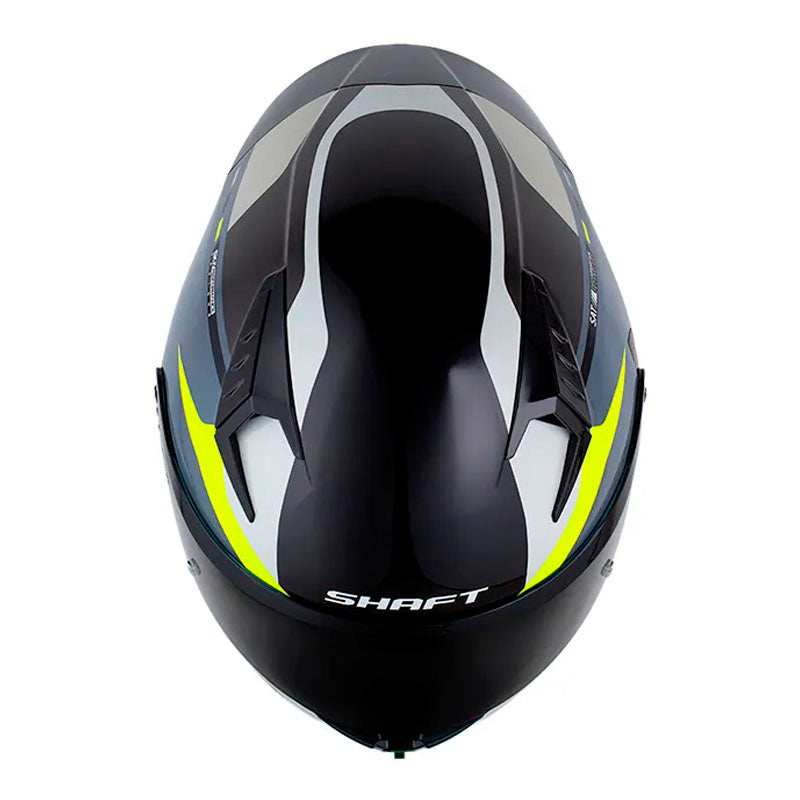 Casco Shaft 526Sp Evo Str Negro Amarillo Neon Visor Smoke