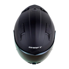 Casco Shaft 532Dv Solid Negro Morado Visor Revo Morado