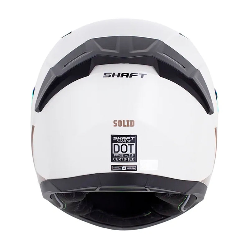 Casco Shaft 549 Sp Solid Arena Visor Revo Rojo