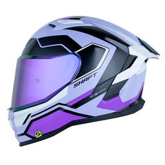 Casco Shaft 556 Taipan Retrofrex Morado Claro Visor Revo Morado
