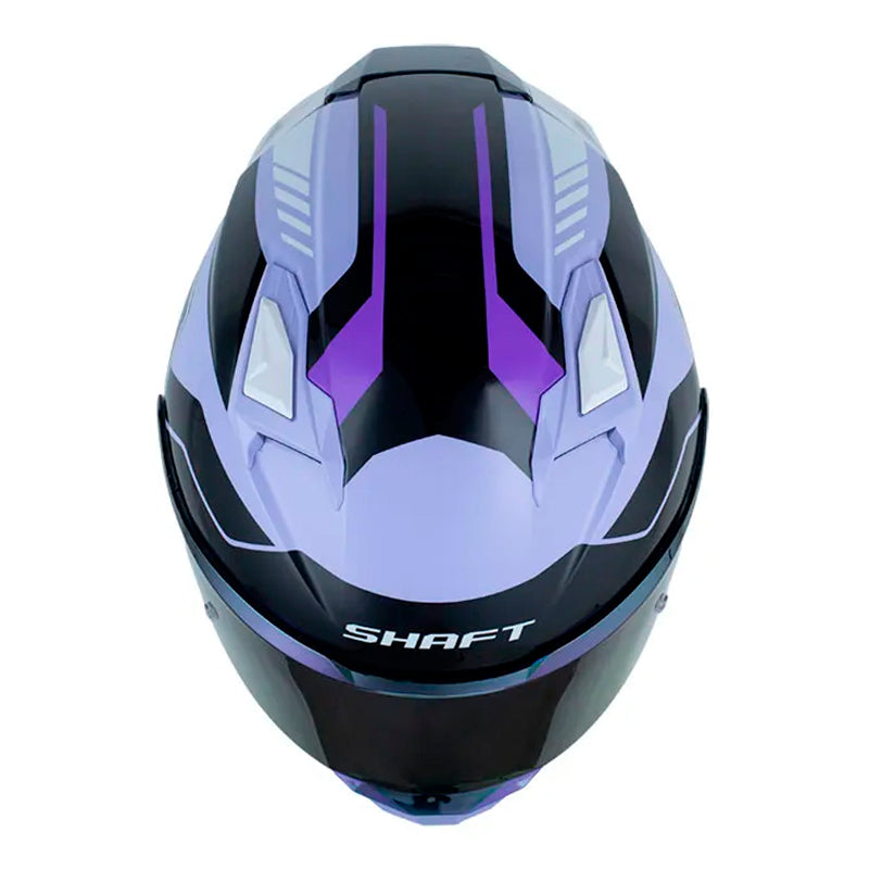 Casco Shaft 556 Taipan Retrofrex Morado Claro Visor Revo Morado