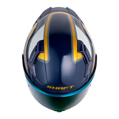 Casco Shaft 558Sp Xpeed Gris Dorado Visor Iridium Dorado
