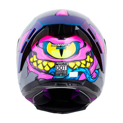Casco Shaft 562 R B-Snatcher Gris Fucsia Visor Iridium Azul