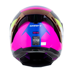 Casco Shaft 562 R Senk Azul Azul Visor Iridium Morado