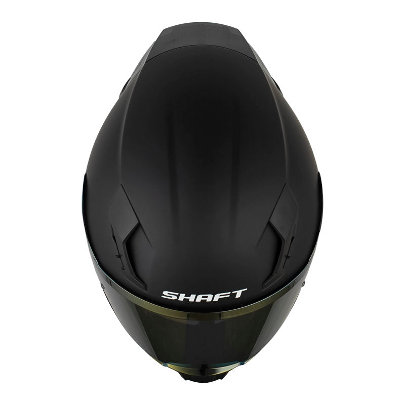 Casco Shaft 562 R Solid Negro Rojo Visor Revo Rojo