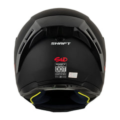 Casco Shaft 562 R Solid Negro Rojo Visor Revo Rojo