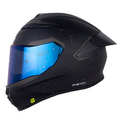 Casco Shaft 584 Sp Asia Negro Gris Oscuro Visor Iridium Azul