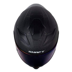 Casco Shaft 584 Sp Asia Negro Gris Oscuro Visor Iridium Azul