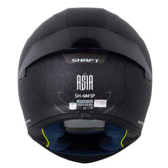 Casco Shaft 584 Sp Asia Negro Gris Oscuro Visor Iridium Azul