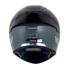 Casco Shaft 584 Sp Complete Negro Holografico Silver Visor Revo Rojo