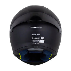 Casco Shaft 584 Sp Solid V2 Negro Holografico Silver Visor Iridium Azul