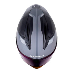 Casco Shaft 596 Sp Thuko Gris Negro Visor Iridium Azul