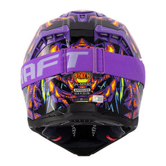 Casco Shaft Mx60 Sobek Negro Morado