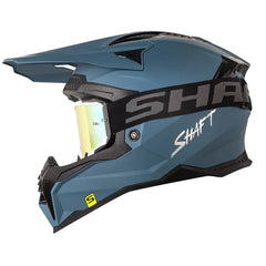 Casco Shaft Mx60 Solid Azul Oscuro Silver