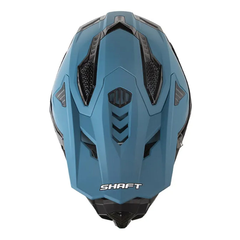Casco Shaft Mx60 Solid Azul Oscuro Silver