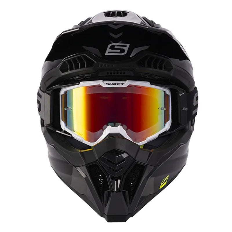 Casco Shaft Mx60 Solid Negro Silver