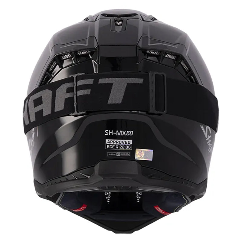 Casco Shaft Mx60 Solid Negro Silver