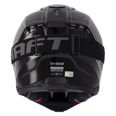 Casco Shaft Mx60 Solid Negro Silver