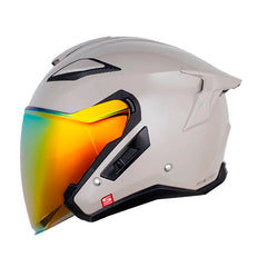 Casco Shaft Pro 343 Dv Solid Arena Arena Visor Revo Rojo