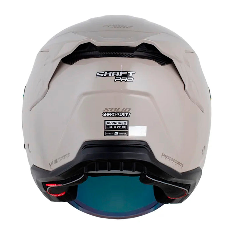 Casco Shaft Pro 343 Dv Solid Arena Arena Visor Revo Rojo