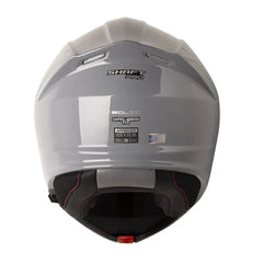 Casco Shaft Pro 4000Dv Evo Solid Gris Visor Claro Azul