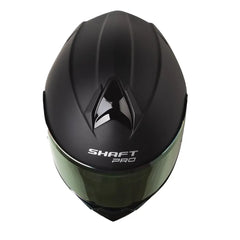 Casco Shaft Pro 4000Dv Evo Solid Negro Fucsia Visor Iridium Morado