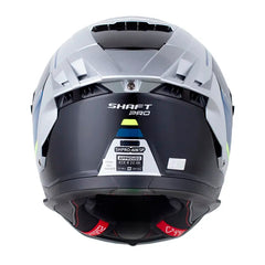 Casco Shaft Pro 606Sp Missing Silver Amarillo Neon Visor Iridium Azul