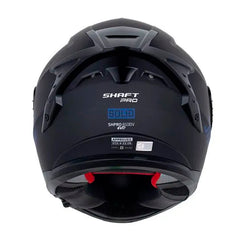 Casco Shaft Pro 610Dv Evo Solid Negro Azul Oscuro Visor Iridium Azul