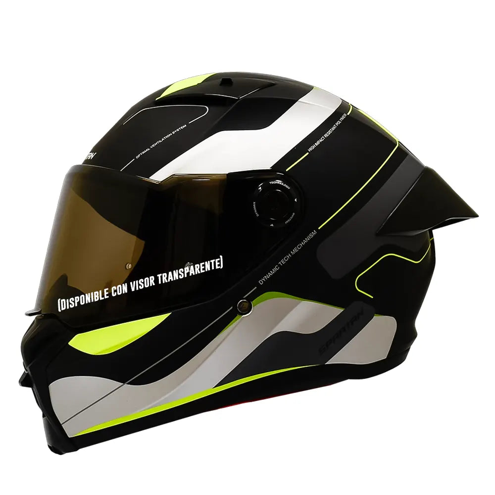 Casco Spartan Fenix Ork Hiviz
