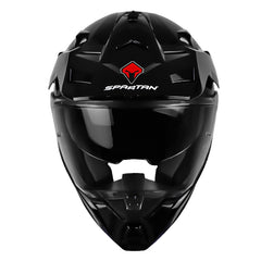 Casco Spartan Wolf Ds Solid Negro Dorado