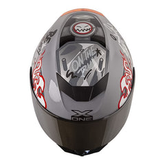 Casco X-One X-500Gt Evo Gpt Gris Rojo