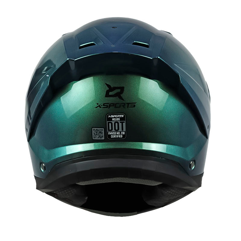 Casco X-Sports Helios Camaleon Verde