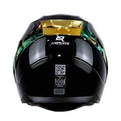 Casco X-Sports M67 Negro Rojo
