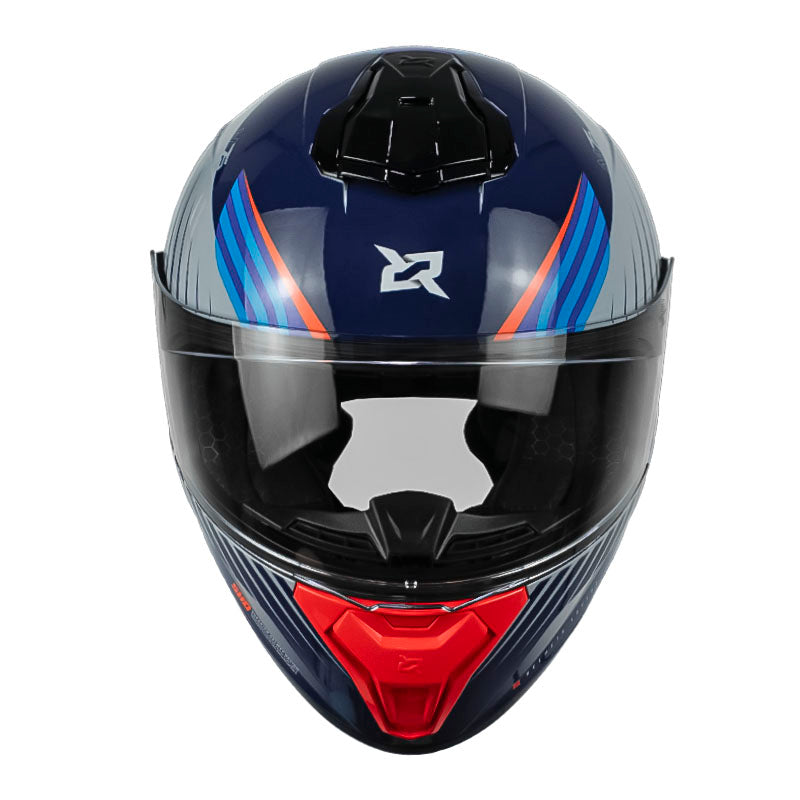 Casco X-Sports M75 Hoxa Azul Gris
