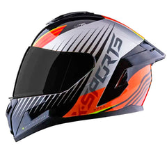 Casco X-Sports M75 Hoxa Gris Rojo
