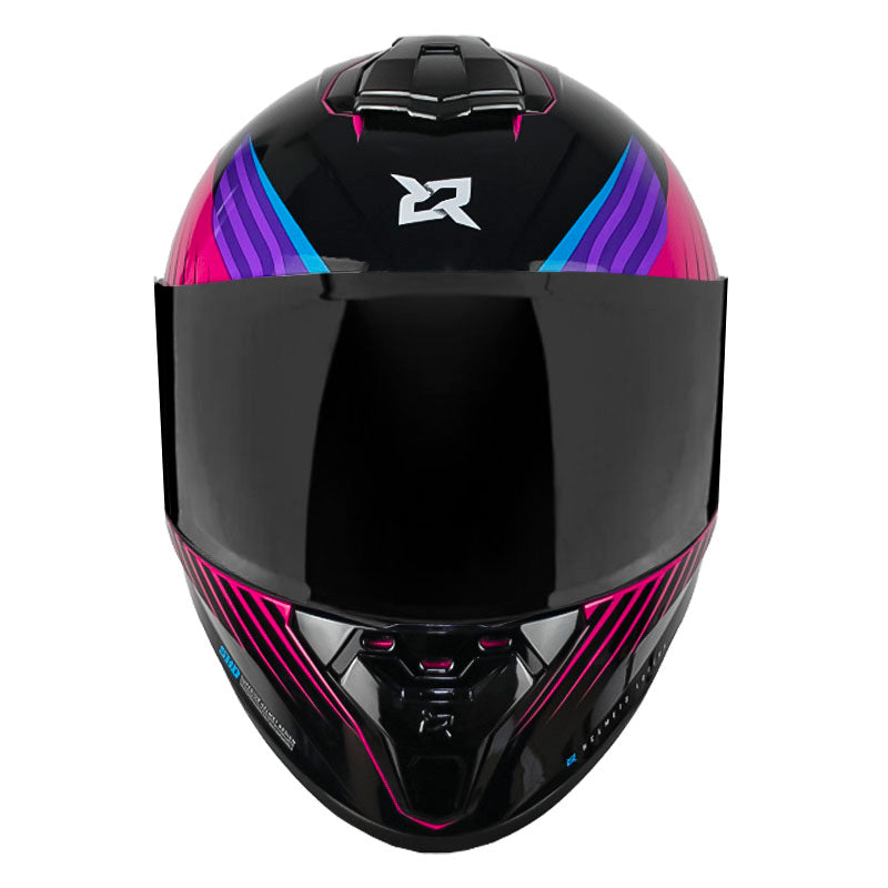 Casco X-Sports M75 Hoxa Negro Morado