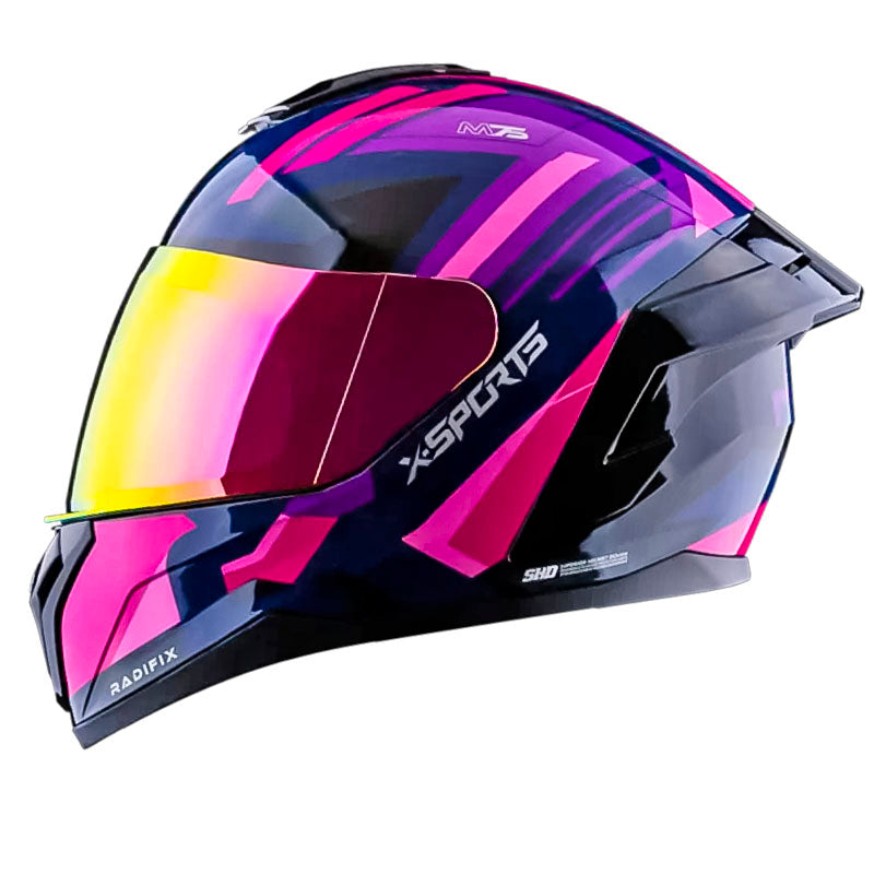 Casco X-Sports M75 Radifix Rosado Morado