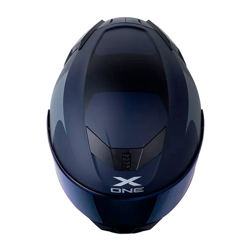 Casco X One X-500 Rs Bladez Azul Gris Visor Iridium Azul