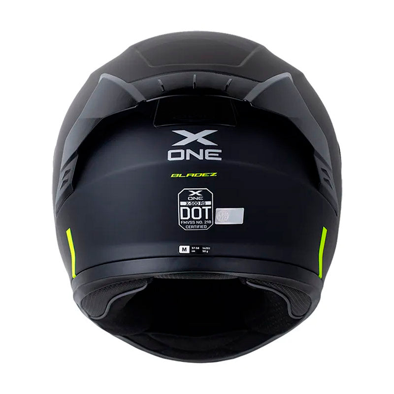 Casco X One X-500 Rs Bladez Gris Negro Visor Iridium Azul
