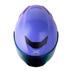 Casco X One X-500 Rs Solid V2 Morado Visor Iridium Morado