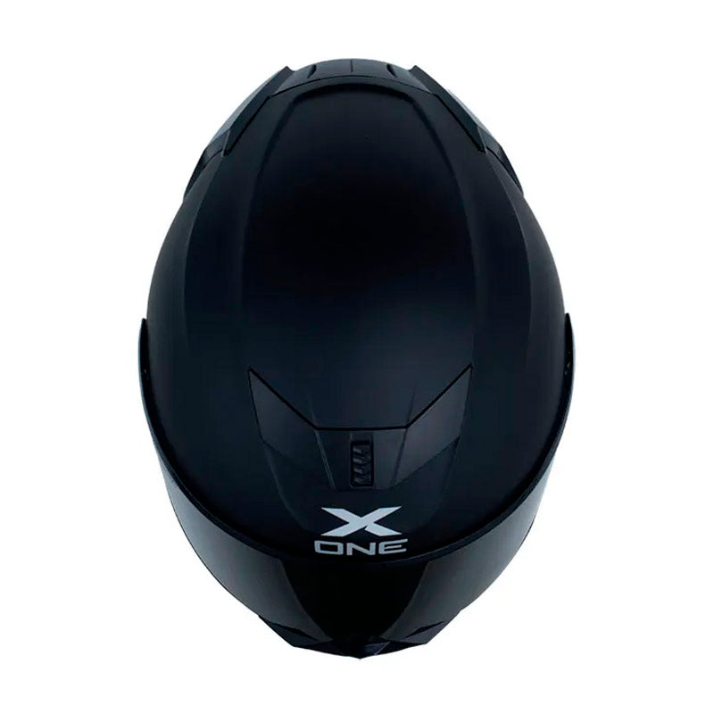 Casco X One X-500 Rs Solid V2 Negro Gris Visor Smoke