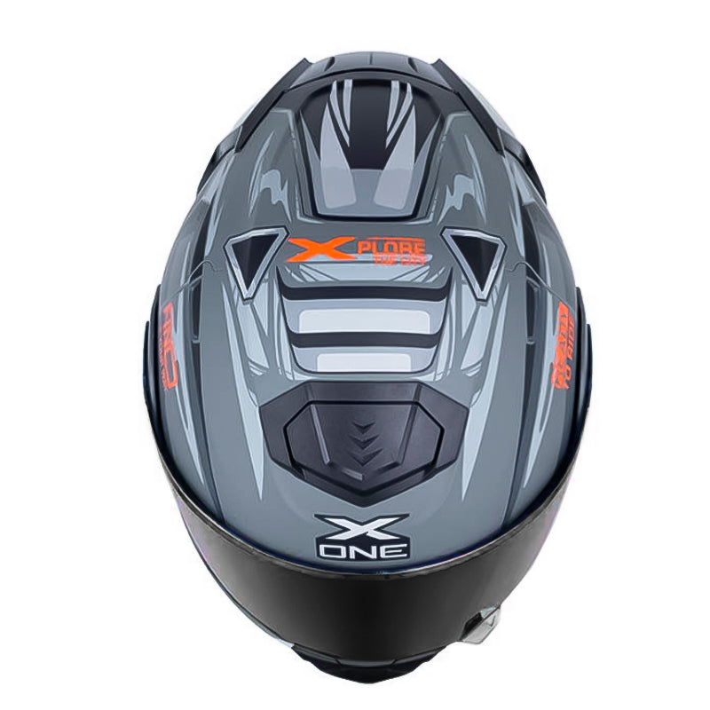 Casco X_One X-3000Rs Engine Gris Oscuro Gris Visos Smoke