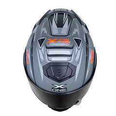 Casco X_One X-3000Rs Engine Gris Oscuro Gris Visos Smoke